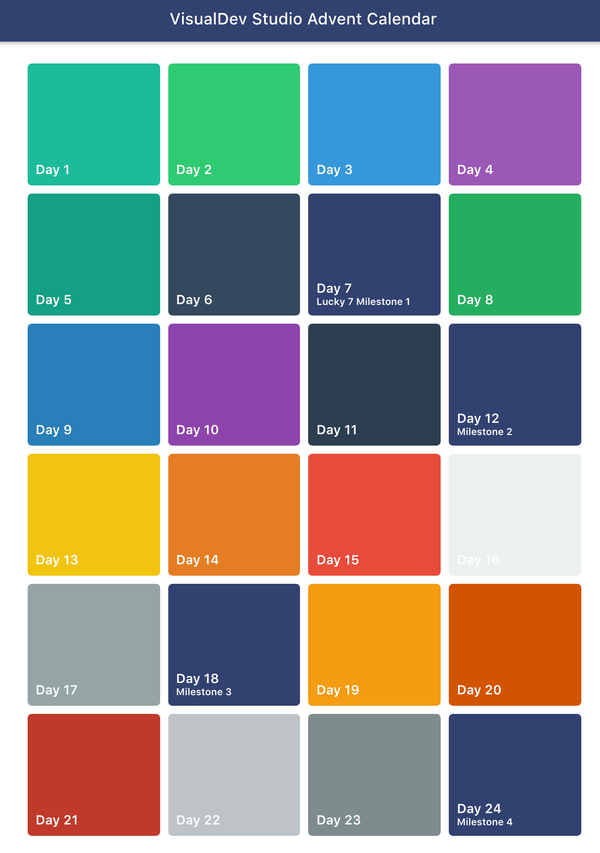December Monthly Goal 2021